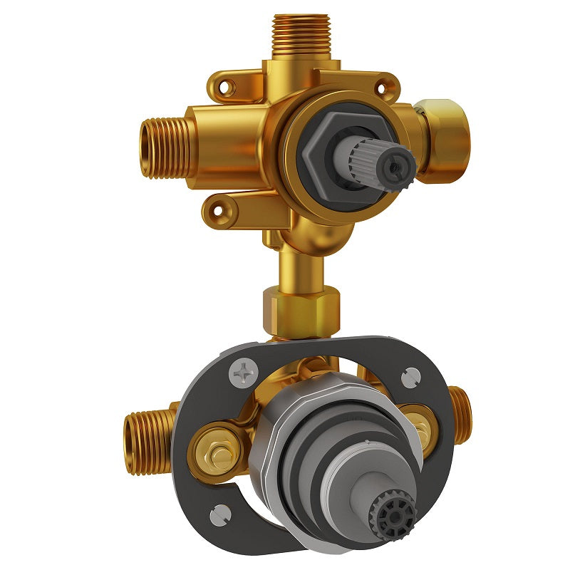 Flash Shower Pressure Balance Rough-In Valve w/2-Way Diverter
