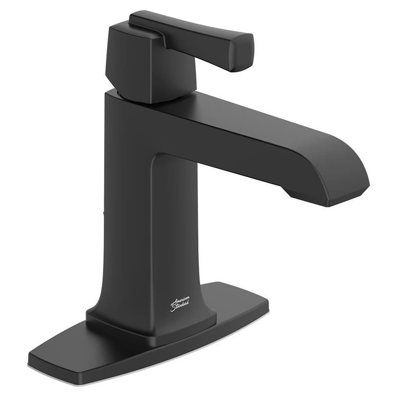 Townsend Single Hole Lav Faucet w/Drain in Matte Black