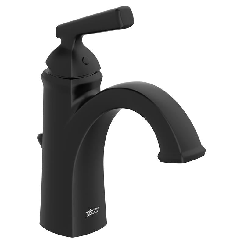 Edgemere Single Hole Lav Faucet w/Drain in Matte Black