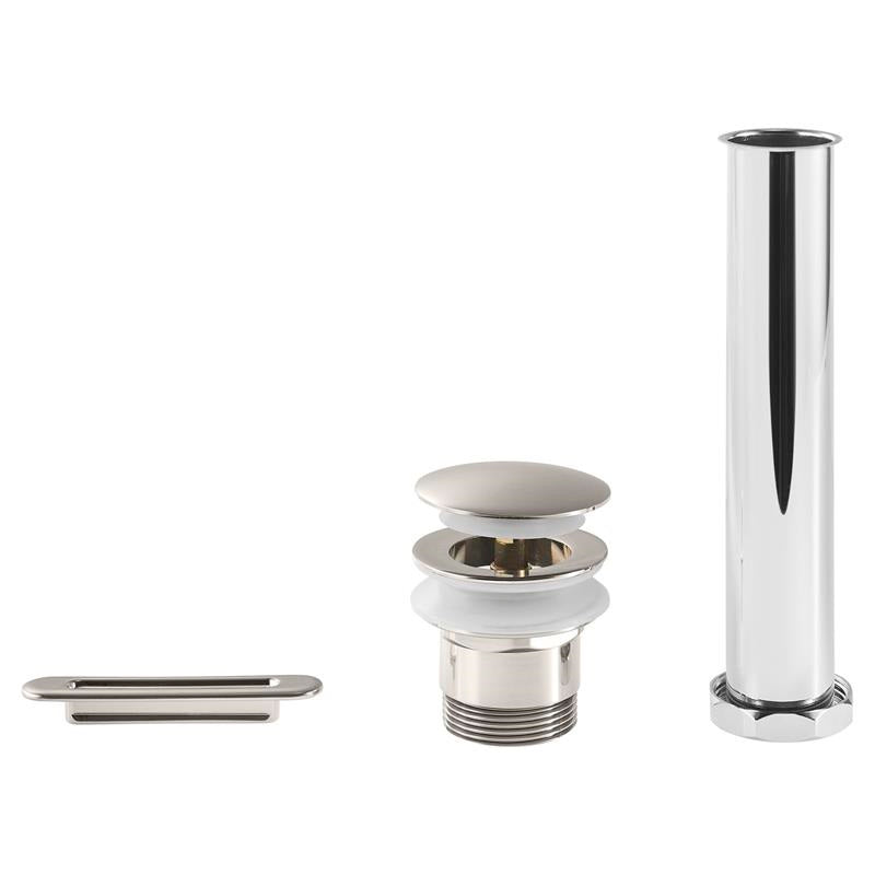 Townsend Tub Overflow Cover & Drain Kit in Brushed Nickel