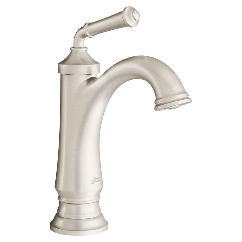 Delancey Single Hole Lav Faucet w/Drain in Brushed Nickel, 1.2 gpm