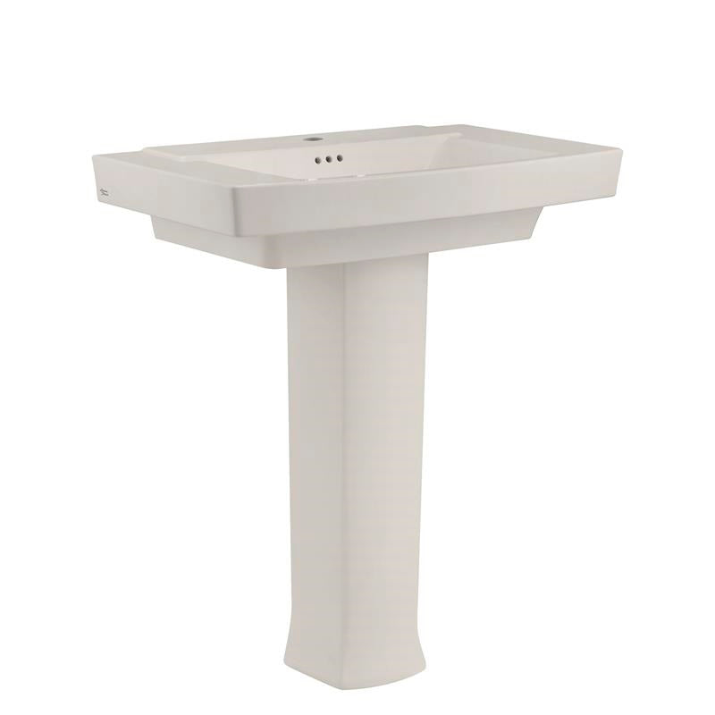 Townsend Pedestal Sink & Base w/8" Faucet Centers in Linen