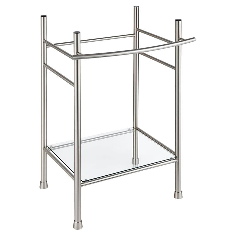 Edgemere Console Table in Brushed Nickel
