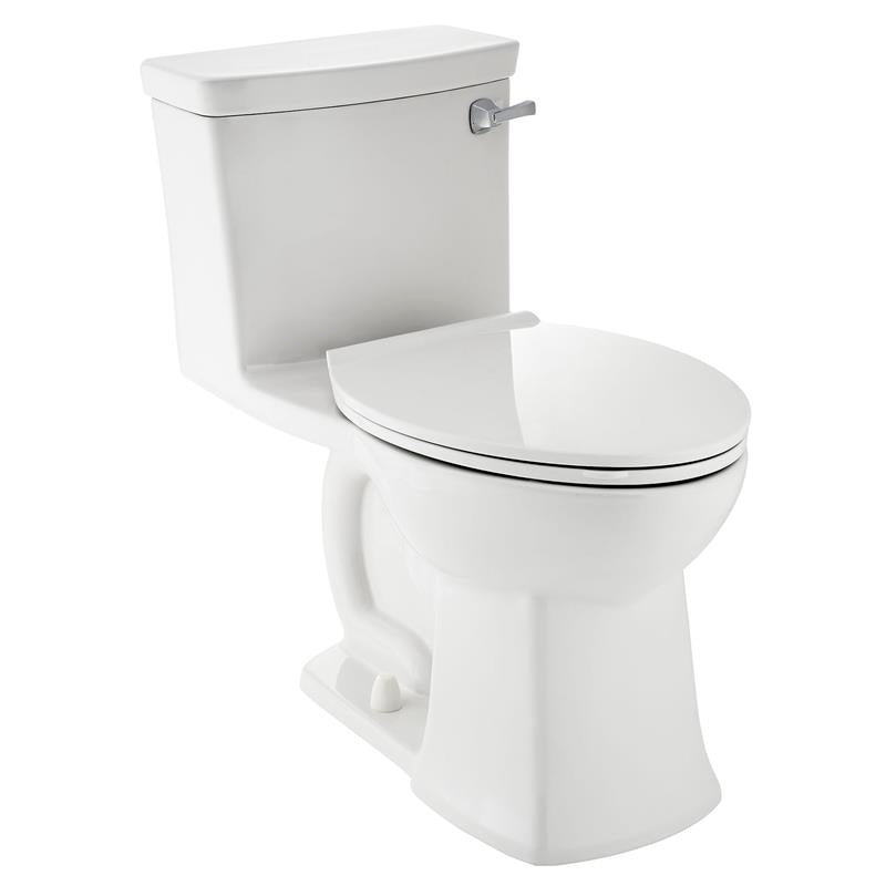 Townsend VorMax 1-Piece Elongated Toilet w/Seat & RH Lever in White