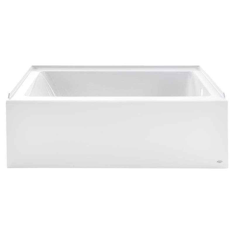 Studio 60x32" Integral Apron Bathtub w/Right Drain in White