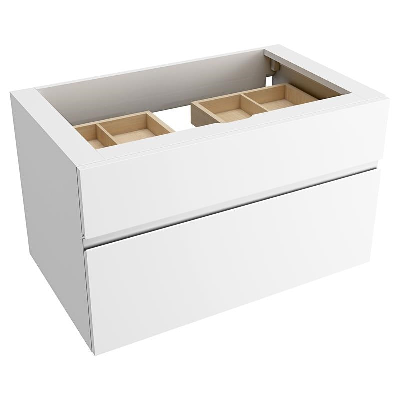 Studio S 33" Double Drawer Vanity in White