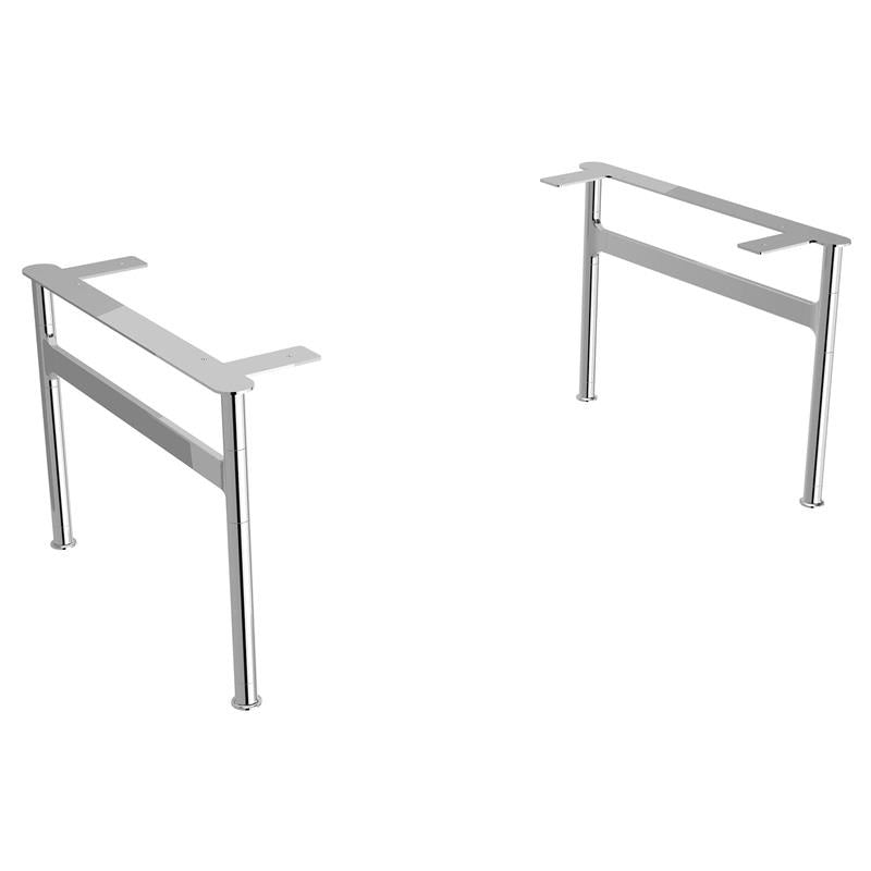 Studio S Vanity Leg Set in Polished Chrome