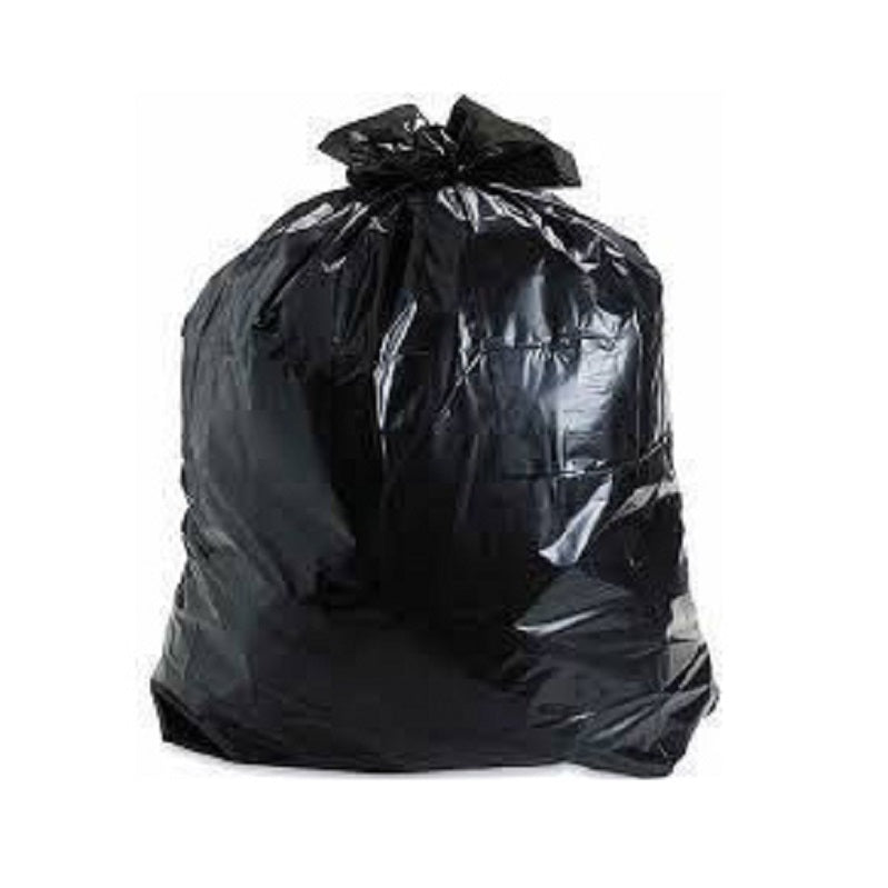 7-10 Gallon Black Garbage Can Bags 24X23 .35 Mil 500 Bags/Case
