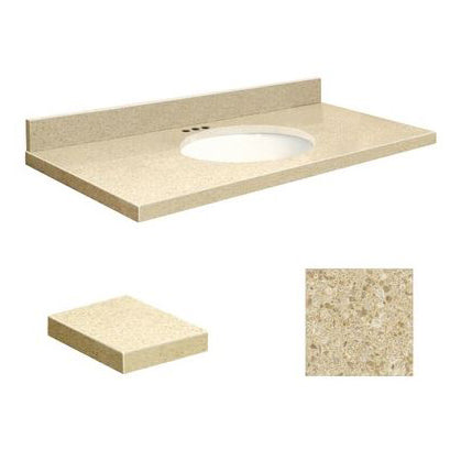 VANITY TOP 43X22 4CC QUARTZ Q4322-3X-A-W-4 NATURES PATH