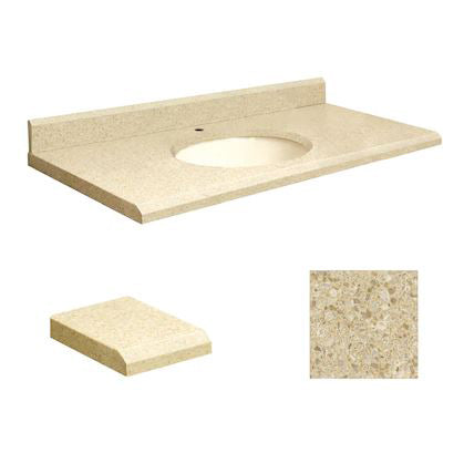 VANITY TOP 43X22 CHO QUARTZ Q4322-3X-E-B-1 NATURES PATH