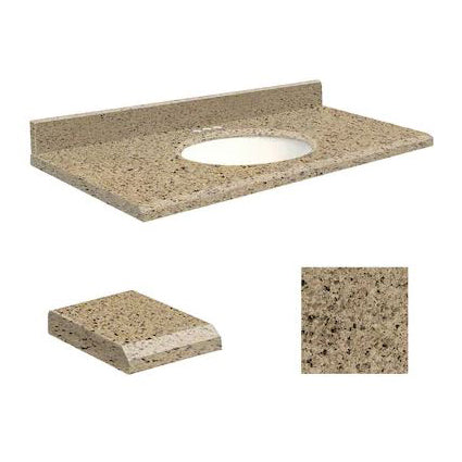 VANITY TOP 49X22 4CC QUARTZ Q4922-3F-E-W-4 WINDSOR CSTL