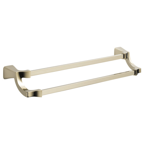 Tesla 24" Double Towel Bar in Polished Nickel