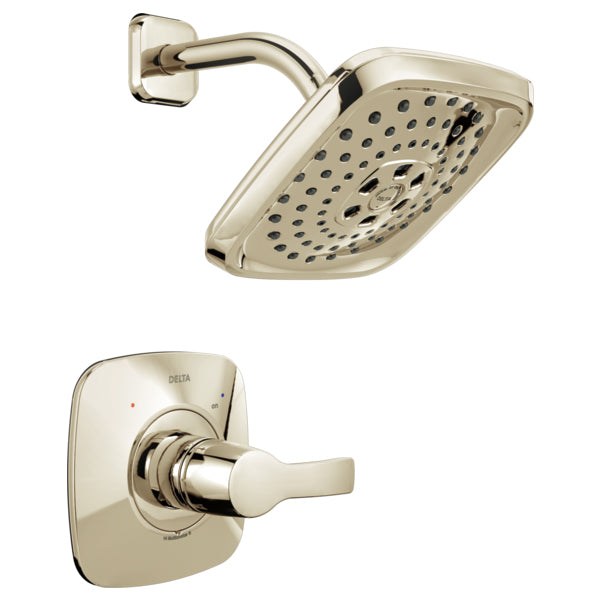 Tesla Shower Trim W/Multi-Function Showerhead In Brilliance Polished Nickel