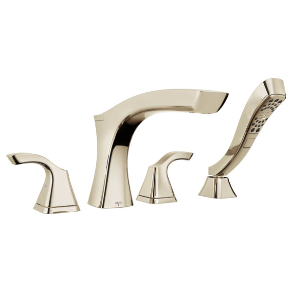 Tesla Tub Trim W/Handshower In Polished Nickel
