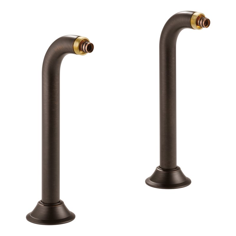 Brizo Deck Mount Tub Filler Risers in Venetian Bronze