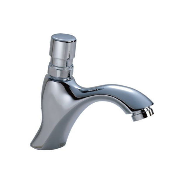 TECK Commercial Metering Lav Faucet In Chrome