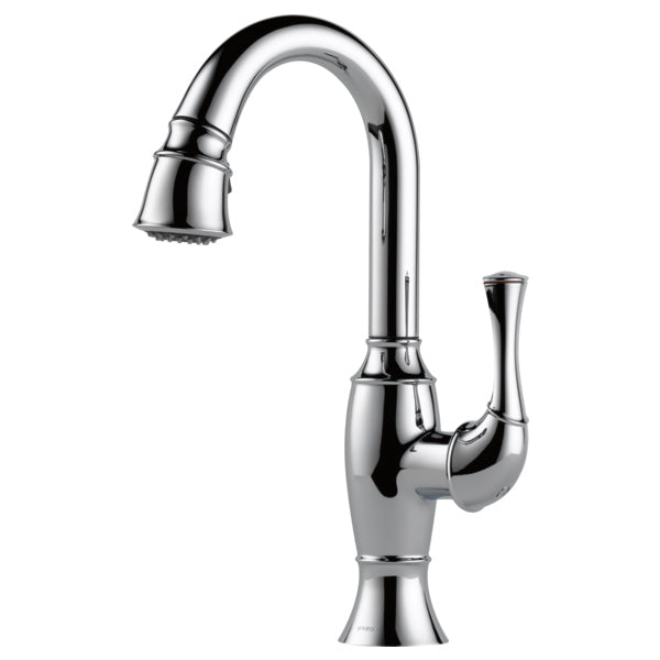 Brizo Talo Single Hole Pull-Down Prep Faucet in Chrome