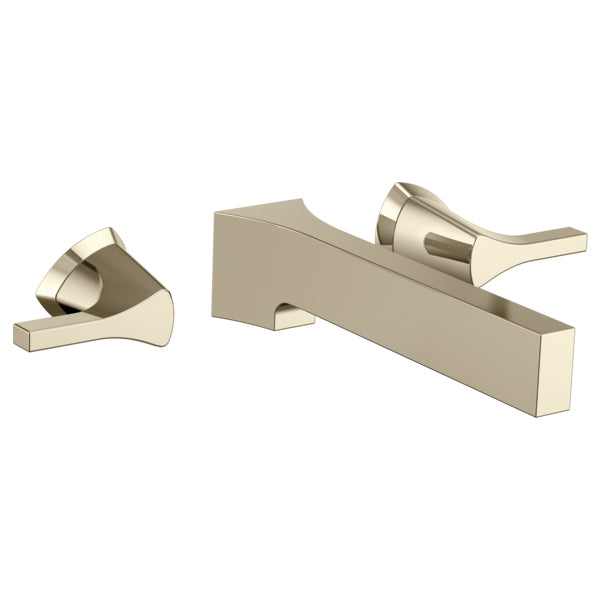 Zura Wall Mount Lav Faucet Trim In Polished Nickel