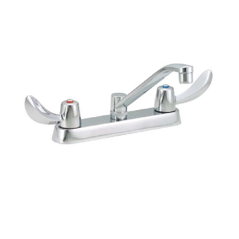 Commercial Kitchen Faucet w/8" Centers 1.5 gpm in Chrome