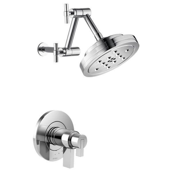 Litze Shower Trim W/Multi-Function Showerhead In Chrome