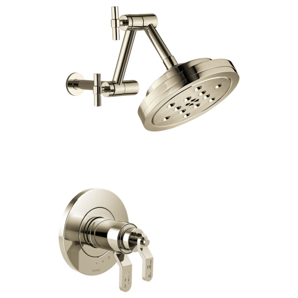 Litze Shower Trim W/Multi-Function Showerhead In Pol. Nickel