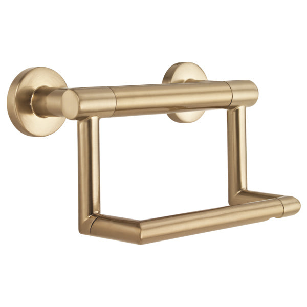 Décor Assist Toilet Paper Holder w/Assist Bar in Champagne Bronze