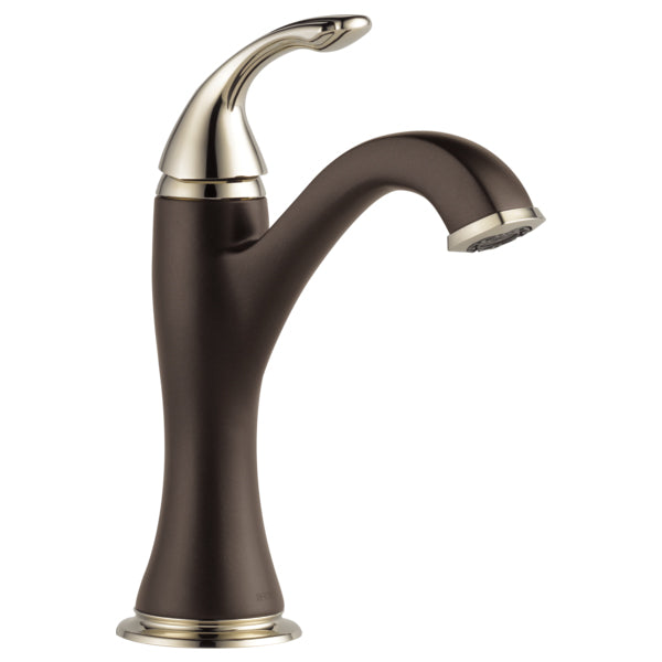 Brizo Charlotte Single Hole Lav Fct in Pol Nickel/Bronze
