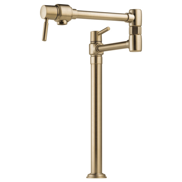 Brizo Euro Deck Mount Pot Filler Faucet in Luxe Gold