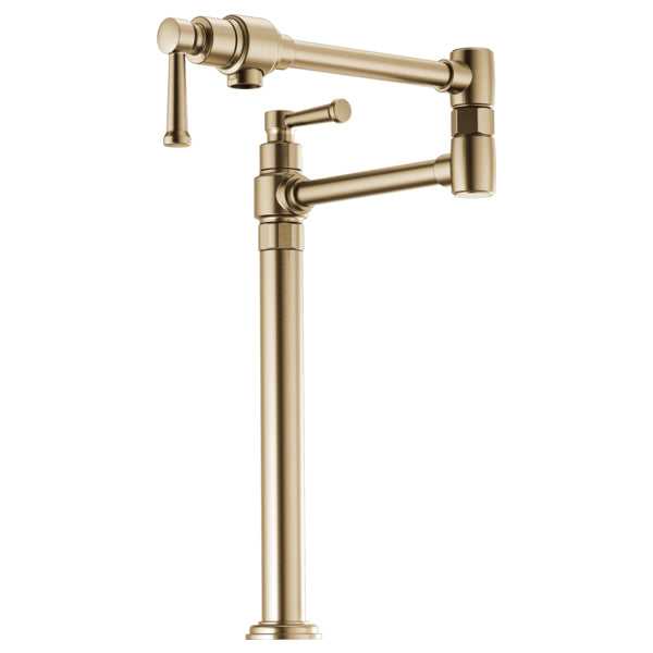 Artesso Deck Mount Pot Filler in Gold Luxe