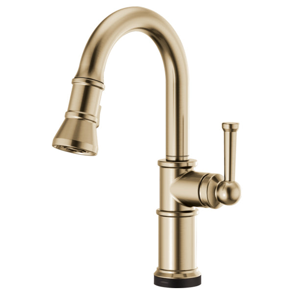 Artesso Single Hole Kitchen Faucet in Gold Luxe