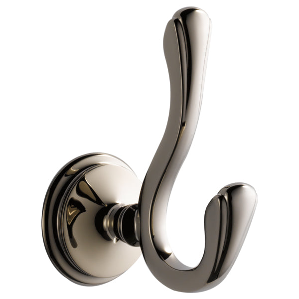 Charlotte Double Robe Hookin Polished Nickel