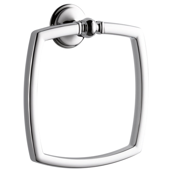 Charlotte 7-1/2" Towel Ring in Polished Chrome