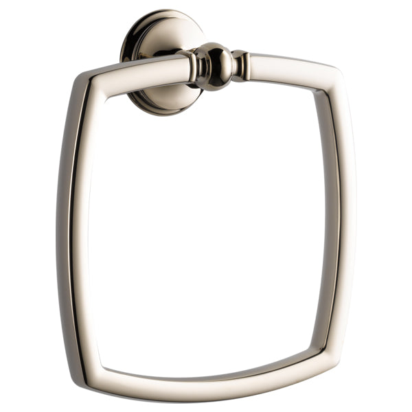 Charlotte 7-1/2" Towel Ring in Polished Nickel