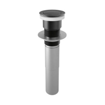 Brizo Push Button Pop-Up Drain, No Overflow in Pol. Nickel