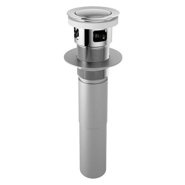 Brizo Push Button Pop-Up Drain w/Overflow in Pol. Nickel