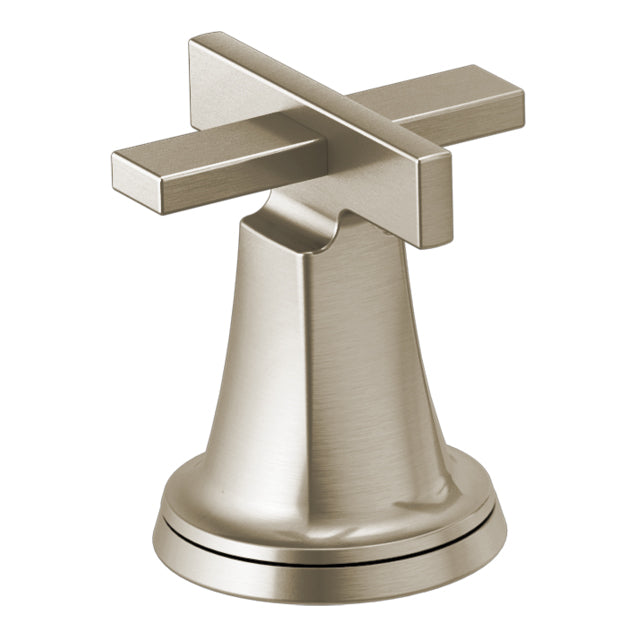 Levoir Roman Tub Cross Handle Kit in Luxe Nickel