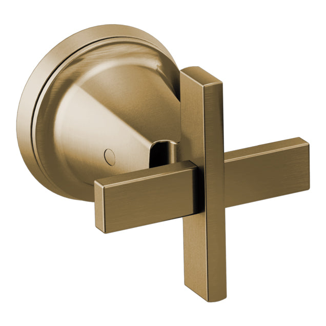 Levoir Wall Mount Cross Handle Kit in Luxe Gold
