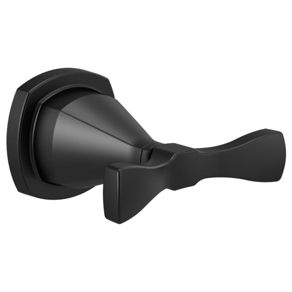 Stryke 3-1/2" Double Robe Hook in Matte Black