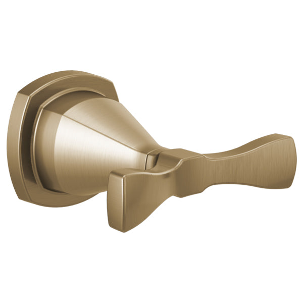 Stryke 3-1/2" Double Robe Hook in Champagne Bronze