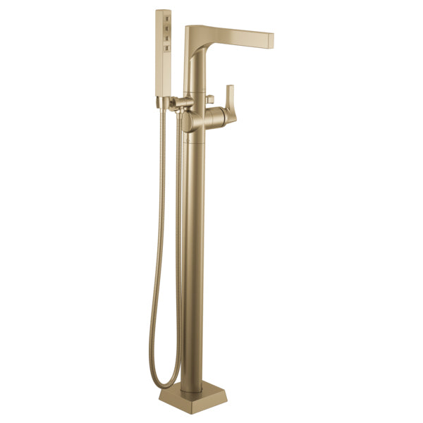 Zura Tub Filler W/Handshower Trim In Champ Bronze