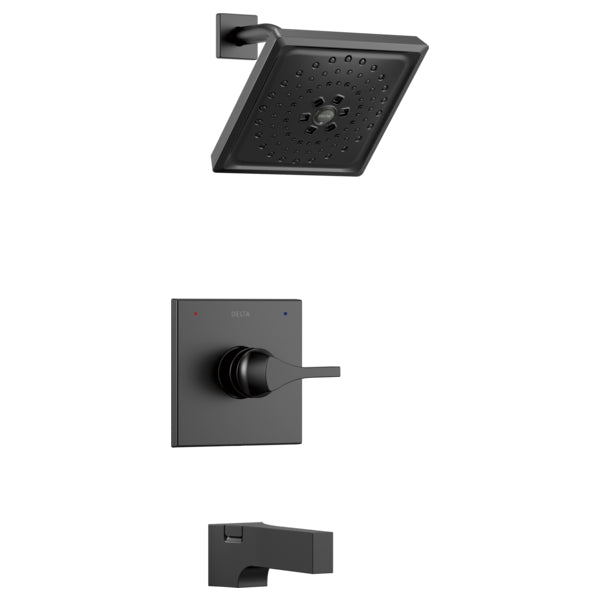 Zura Monitor Tub/Shower Trim In Matte Black