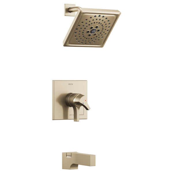 Zura Monitor Tub/Shower Trim In Champagne Bronze