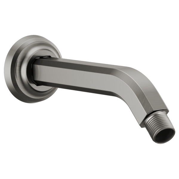 Brizo Levoir Wall Mount Shower Arm & Flange In Luxe Steel