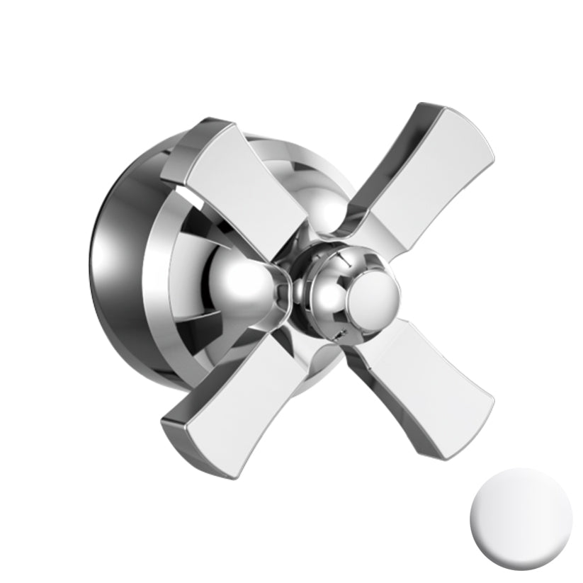 Dorval Cross Handle in Stainless 1 pc