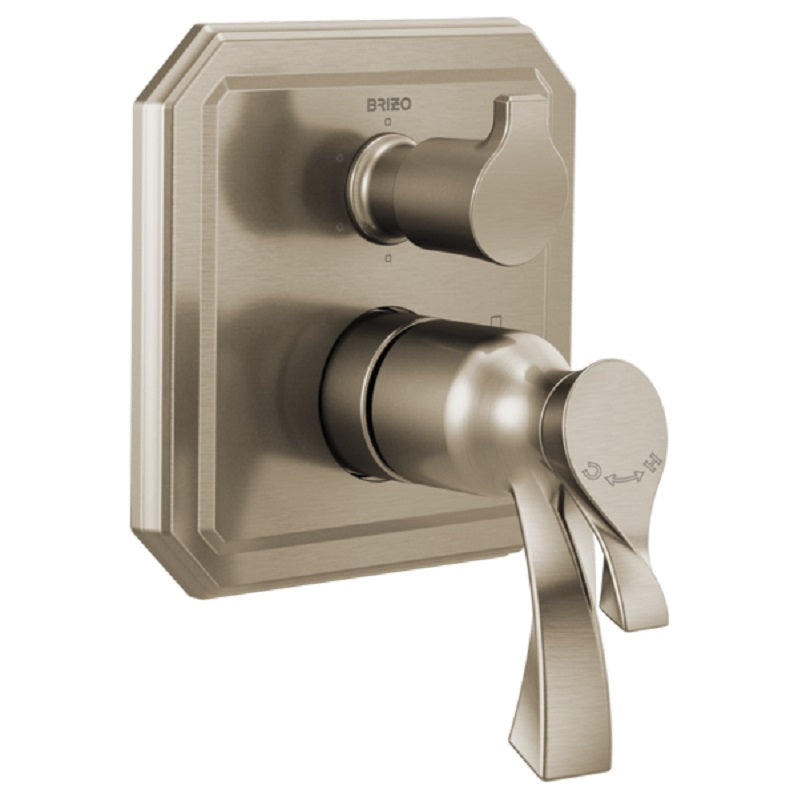 Brizo Virage Therm Diverter Trim In Brushed Nickel