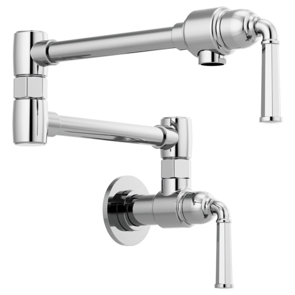 Rook Wall Mount Pot Filler in Chrome