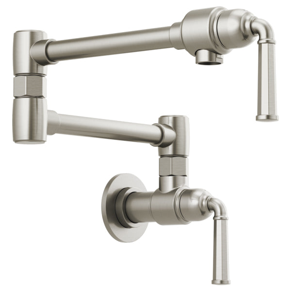 Rook Wall Mount Pot Filler in Stainless