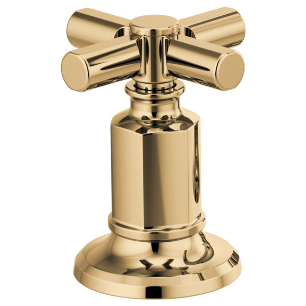 Invari Widespread Cross Handles in Polished Gold 1 pair