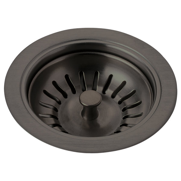 Brizo Kitchen Sink Flange & Strainer in Luxe Steel