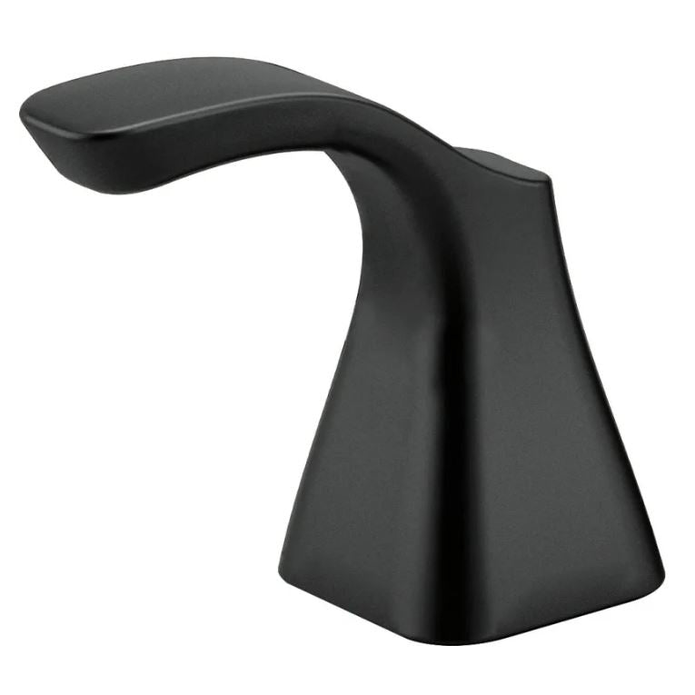 Tesla Metal Lever Lav Faucet Handle Set Matte Black, 2 pcs